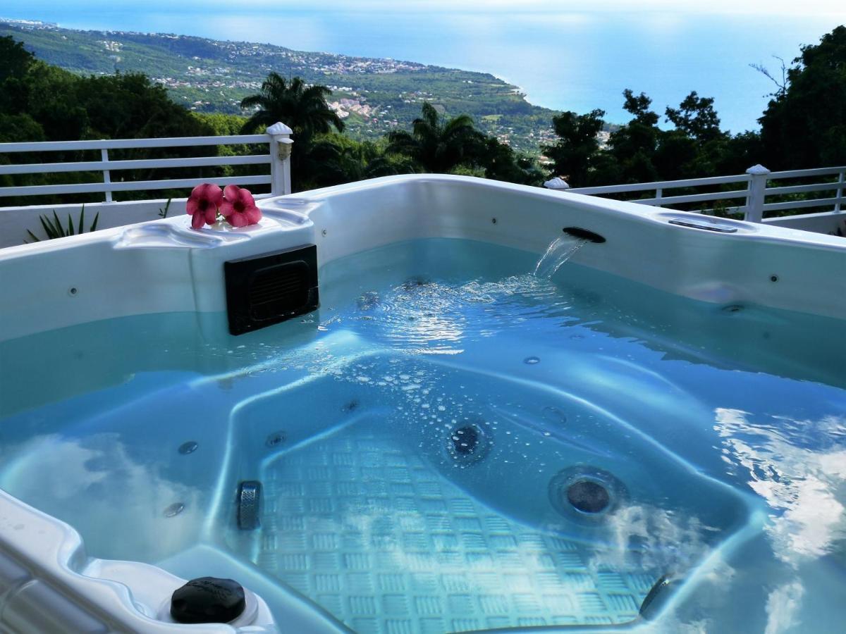 Belavue & Spa Prive, Avec Vue Panoramique Sur Mer, Jardin Creole Paysager, Jacuzzi Prive 부이영뜨 외부 사진