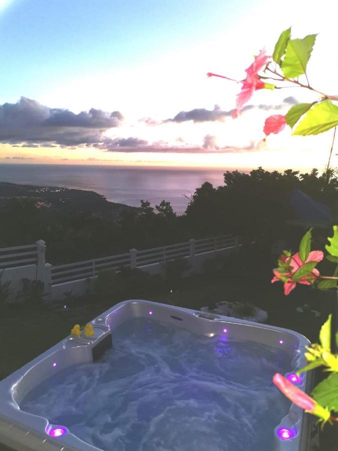 Belavue & Spa Prive, Avec Vue Panoramique Sur Mer, Jardin Creole Paysager, Jacuzzi Prive 부이영뜨 외부 사진