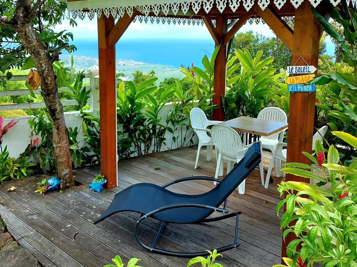Belavue & Spa Prive, Avec Vue Panoramique Sur Mer, Jardin Creole Paysager, Jacuzzi Prive 부이영뜨 외부 사진